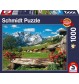 Schmidt Spiele - Puzzle - Blick ins Bergidyll, 1000 Teile