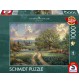 Schmidt Spiele - Puzzle - Thomas Kinkade, Country Living, 1000 Teile