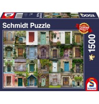 Schmidt Spiele - Puzzle - Türen, 1500 Teile