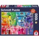 Schmidt Spiele - Regenbogenfarben, 1000 Teile