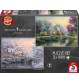 Schmidt Spiele - Puzzle - Lamplight Manour/Winter in Lamplight Manour, 1000 Teile