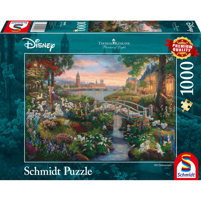 Schmidt Spiele - Puzzle - 101 Dalmatiner, 1000 Teile