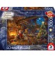 Schmidt Spiele - Puzzle - Der Weihnachtsmann und seine Wichtel, 1000 Teile