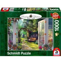 Schmidt Spiele - Blick in den verwunschenen Garten, 1000 Teile