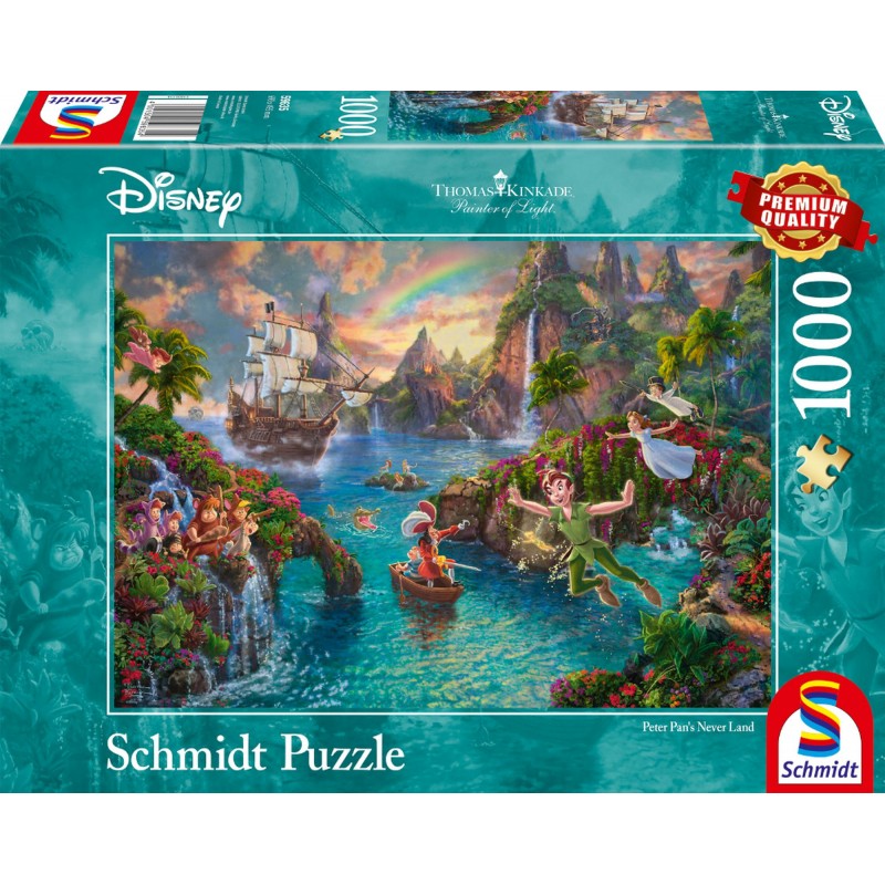 Schmidt Spiele - Puzzle - Peter Pan, 1000 Teile