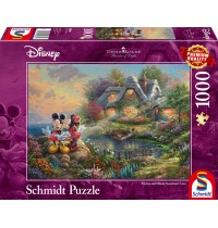 Schmidt Spiele - Puzzle - Sweethearts Mickey & Minnie, 1000 Teile