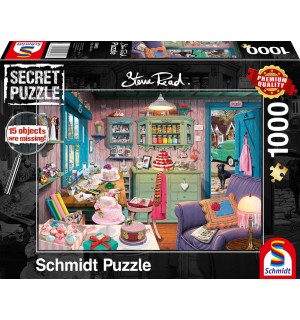 Schmidt Spiele - Puzzle - Großmutters Stube, 1000 Teile