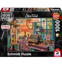 Schmidt Spiele - Puzzle - Im Nähzimmer, 1000 Teile