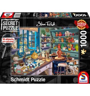 Schmidt Spiele - Puzzle - Künstler-Atelier, 1000 Teile