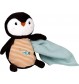 Kuscheltier mit Schnuffeltuch Pinguin Little Wonder