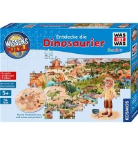 KOSMOS - Was ist Was Junior Wissens Puzzle -  Entdecke die Dinosaurier