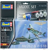 Revell - Model Set Combat Set Me262 & P-51B Mustang