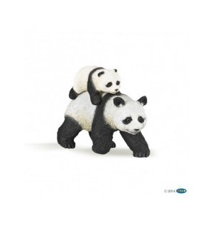 PAPO Wildtiere - Panda mit Jungtier