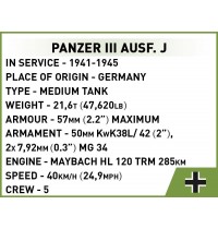 Cobi 2712 PANZER III AUSF.J