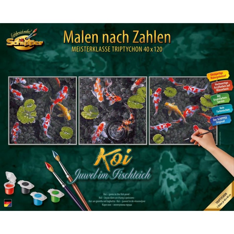 MNZ - Koi 3er Juwel im Fischteich