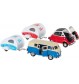 Volkswagen Microbus/BMW Isett Volkswagen Microbus/BMW Isetta mit Wohnwagen, L  18,5- 21 cm