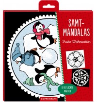 Samt-Mandalas Frohe Weihnacht 