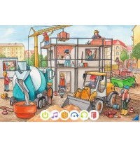 Ravensburger - tiptoi Puzzle für kleine Entdecker: Baustelle