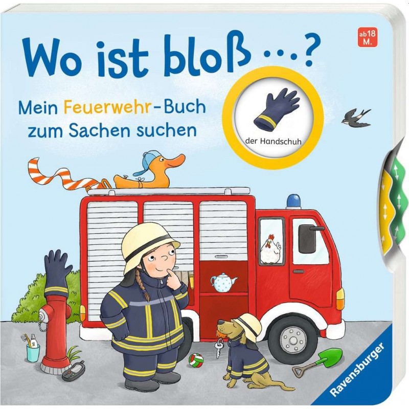 Ravensburger - Wo ist bloß…? Mein Feuerwehr-Buch zum Sachen suchen