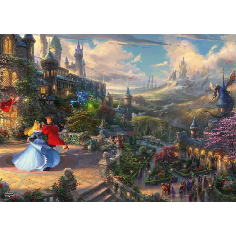 1000T Disney Kinkade Dornrösc 1000T Disney Kinkade Dornröschen