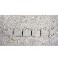 Spielstabil verrückte Tierwelt Krokodil 3-teilige Sandform