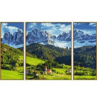 Schipper Malen-nach-Zahlen - Meisterklasse Triptychon - St. Magdalena in Südtirol