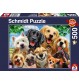 Schmidt Spiele - Puzzle - Hunde-Selfie, 500 Teile