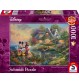 Schmidt Spiele - Puzzle - Sweethearts Mickey & Minnie, 1000 Teile