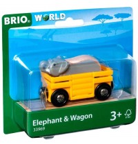 BRIO - Tierwaggon Elefant