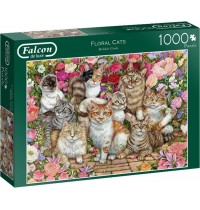 Jumbo Spiele - Floral Cats