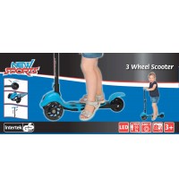 New Sports 3-Wheel Scooter Blau