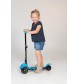 New Sports 3-Wheel Scooter Blau