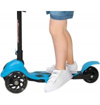 New Sports 3-Wheel Scooter Blau