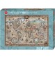 Heye - Standardpuzzle - Retro World 1000 Teile