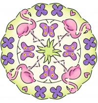 Ravensburger - Mandala-Designer - Mini Mandala-Designer Flamingo