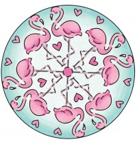 Ravensburger - Mandala-Designer - Mini Mandala-Designer Flamingo