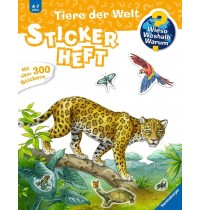 Ravensburger - Wieso? Weshalb? Warum? Stickerheft: Tiere der Welt