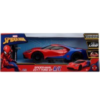 Jada Toys - Marvel Spider-Man RC 2017 Ford GT 1:16