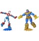 Hasbro - Marvel Avengers Bend And Flex Iron Patriot vs. Thanos Figuren