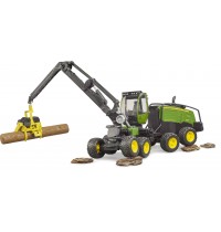 Bruder - John Deere 1270G Harvester mit 1 Baumstamm