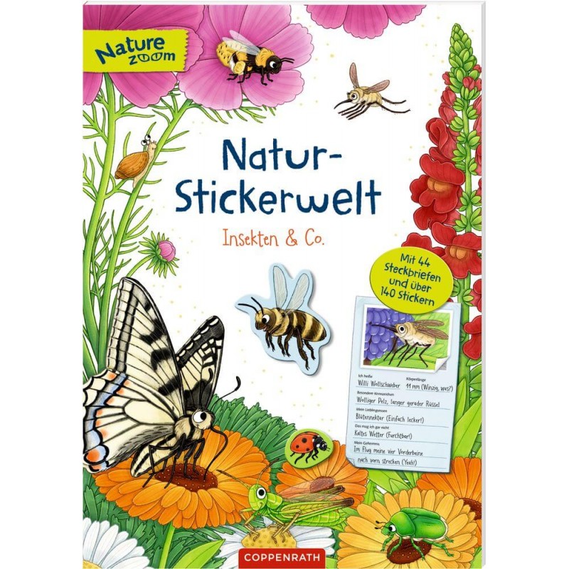 Natur-Stickerwelt - Insekten