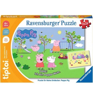 Ravensburger - tiptoi Puzzle für kleine Entdecker: Peppa Pig