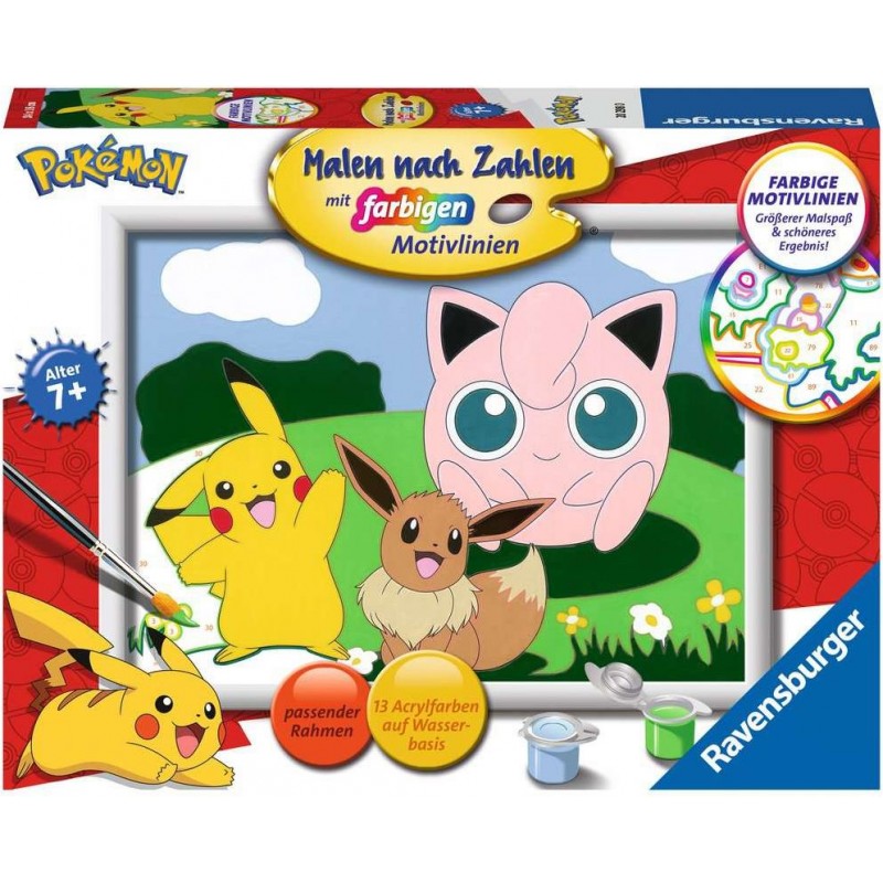 Ravensburger - Malen nach Zahlen - Pokémon Abenteuer_Ravensburger