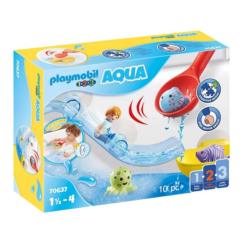 PLAYMOBIL 70637 1.2.3 - Aqua Fangspaß mit Meerestierchen