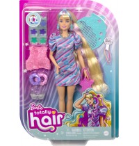 Mattel - Barbie Totally Hair Puppe im Sternenlook
