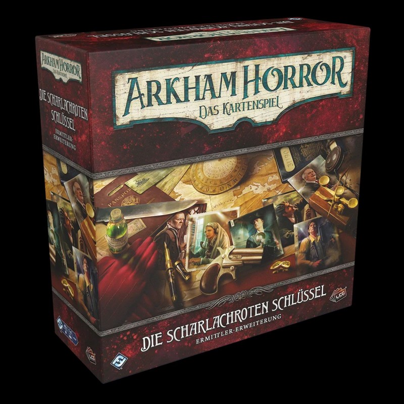 Fantasy Flight Games - Arkham Horror Das Kartenspiel - Die scharlachroten Schlüssel, Erweiterung