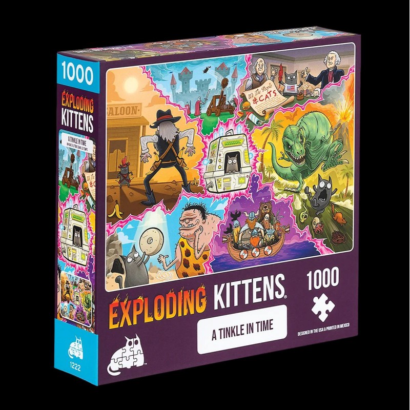 P1000T Exploding Kittens Time Exploding Kittens Puzzle: A Tinkle in Time