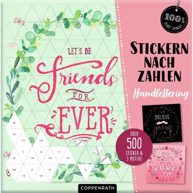 Stickern nach Zahlen 