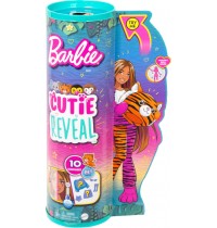 Mattel HKP99 Cutie Reveal Barbie Jungle Series - Tiger