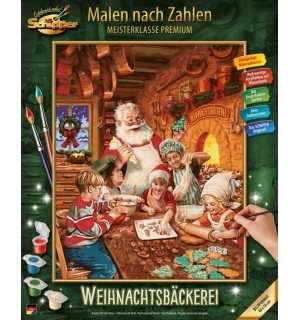 MNZ -Weihnachtsbäckerei 40x50 Malen nach Zahlen